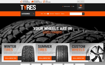 "Roues et Pneus" thème OpenCart adaptatif #53498