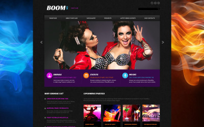 Šablona webových stránek Boom M3
