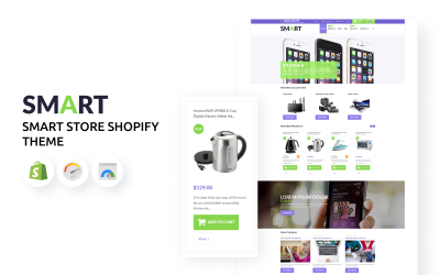 Smart Store és Electronics Shopify téma