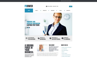 Szablon Joomla responsywny dla firm i usług