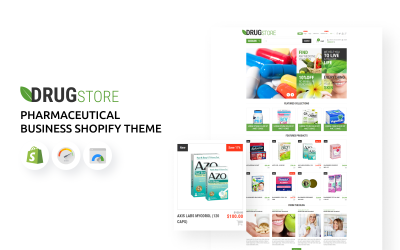 Téma eCommerce Shopify pro farmaceutické firmy
