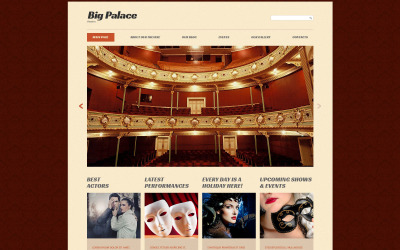 "Theatre House" modèle web adaptatif #53416
