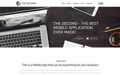 WordPress téma pro mobilní aplikace