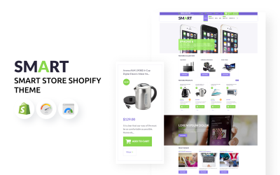 智能商店和电子产品 Shopify 主题