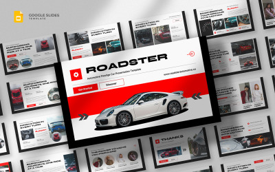 Roadster - Automobiel Google Slides-sjabloon