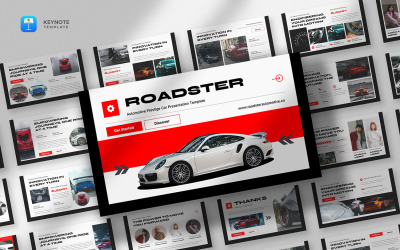 Roadster - Plantilla de Keynote para el sector automotriz