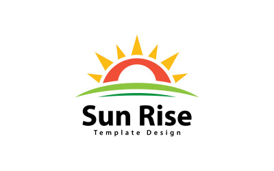Sun  Logo Vector Design Template V,4