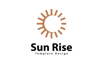 Sun  Logo Vector Design Template V,7