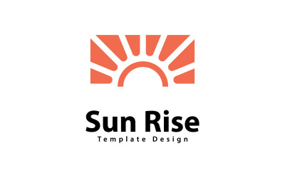 Sun  Logo Vector Design Template V,8