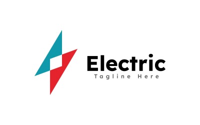 Electric logo  icon  symbol  template, desig0n V