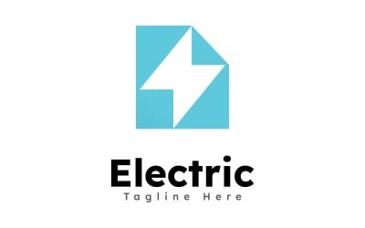 Electric logo  icon  symbol  template, desig1n V