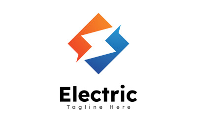 Electric logo  icon  symbol  template, desig9n V