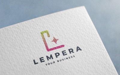 Логотип Lempera Letter L Sparkle