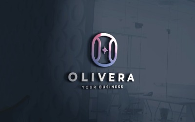 Оливера Абстрактный O Звездный Логотип