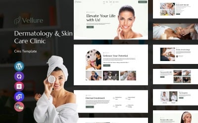 Vellure - Clínica de Dermatologia e Cuidados com a Pele - Tema WordPress Multiuso Responsivo