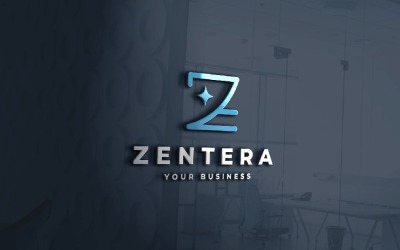 Zentera Abstract Z Sparkle Logo