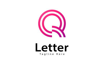 Letter Q logo design template, elements V12