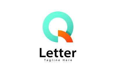 Letter Q logo design template, elements V7
