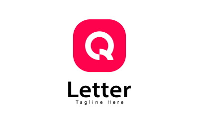 Letter Q logo design template, elements V8