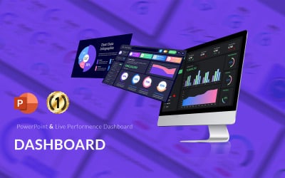 Šablona PowerPointu pro živý dashboard