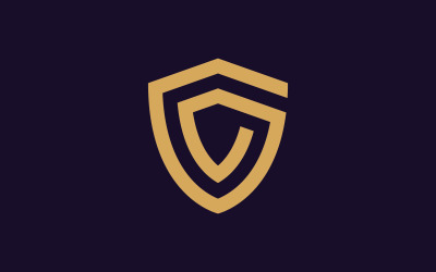 Shield logo icon design vector element V0