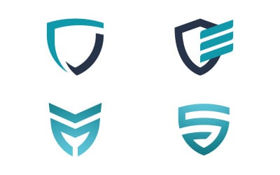 Shield logo icon design vector element V15