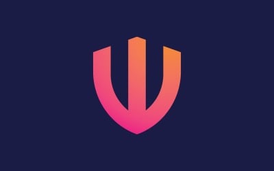 Shield logo icon design vector element V1