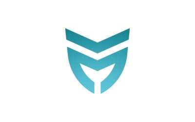 Shield logo icon design vector element V3