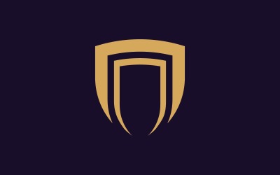 Shield logo icon design vector element V5