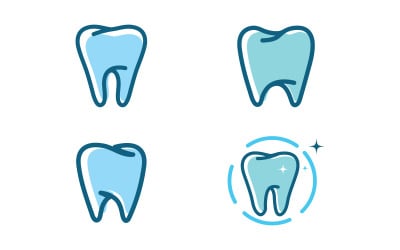 Dental Medical Care Logo icon vector design template v3.1