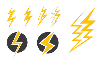 Lightning Power Logo Vorlage Vektorsymbol Illustration Design v2.9