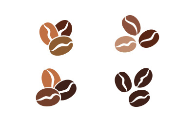 Plantillas de logotipos de cafeterías. Ilustración de diseño de icono vectorial (v2.6).