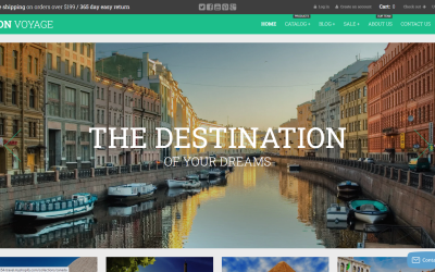 Bon Voyage Travel Shopify Tema
