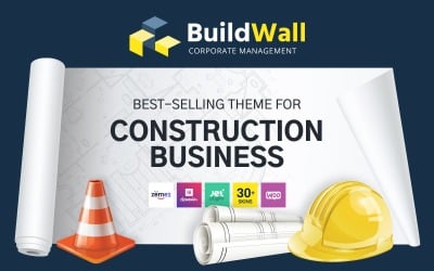 BuildWall - багатоцільова WordPress тема будівельної компанії