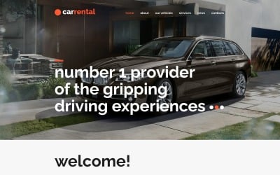 Joomla шаблон Rental Cars