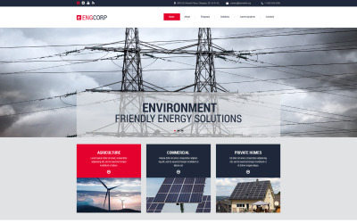 Plantilla web de Engcorp