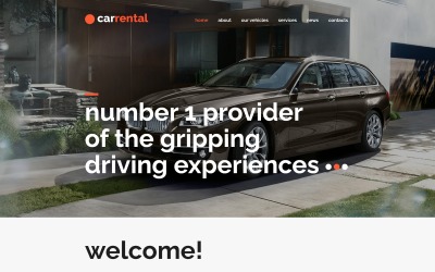 "Rental Cars" thème Joomla adaptatif #53548