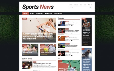 Responsivt Sports News Responsive Joomla Template Joomla-mall #53529