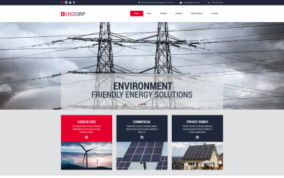 Šablona webových stránek Engcorp