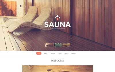 Sauna Moto CMS HTML Template
