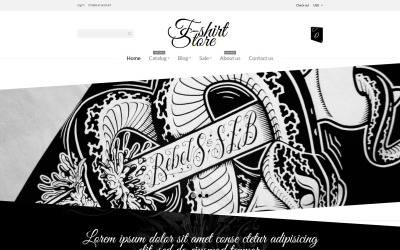 T-Shirt Designs Tema de Shopify №53570