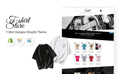 Тема Shopify для інтернет-магазину дизайнів футболок
