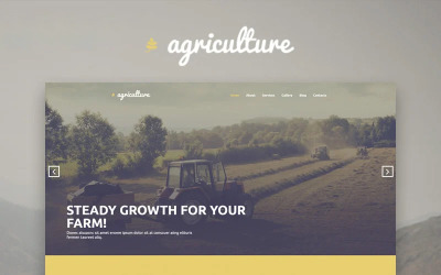 Tema WordPress Responsive #53592 "Agriculture - Crop Farming Elementor"