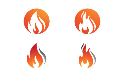 Flames Logo icon illustration vector design template v2.142