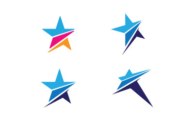 Star speed Concept Logo Illustration design template v1.4