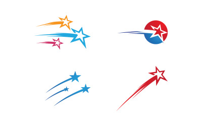 Star speed Concept Logo Illustration design template v1.5
