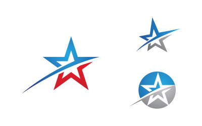 Star speed Concept Logo Illustration design template v1.7