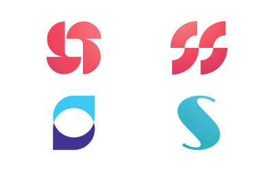 Letter S logo vector template. Creative S Letter initial logo design V15,