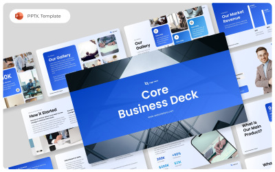 Plantilla de presentación de PowerPoint para negocios corporativos