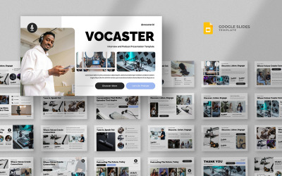 Vocaster – Podcast és rádió Google Diák sablon